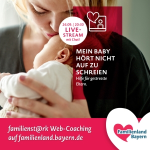 Live-Web-Coaching am 26.09.: Hilfe für Eltern mit Schreibabys