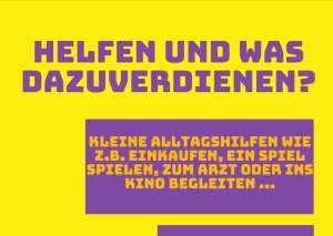 Helfen und dazuverdienen?