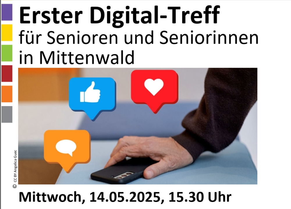 Erster Digital-Treff für Senioren und Seniorinnen in Mittenwald