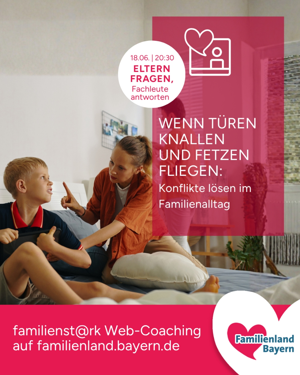 "Wenn Türen knallen und Fetzen fliegen: Konflikte lösen im Familienalltag"