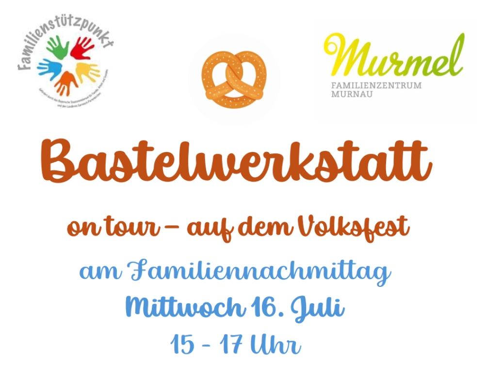 Bastelwerkstatt on tour - auf dem Volksfest