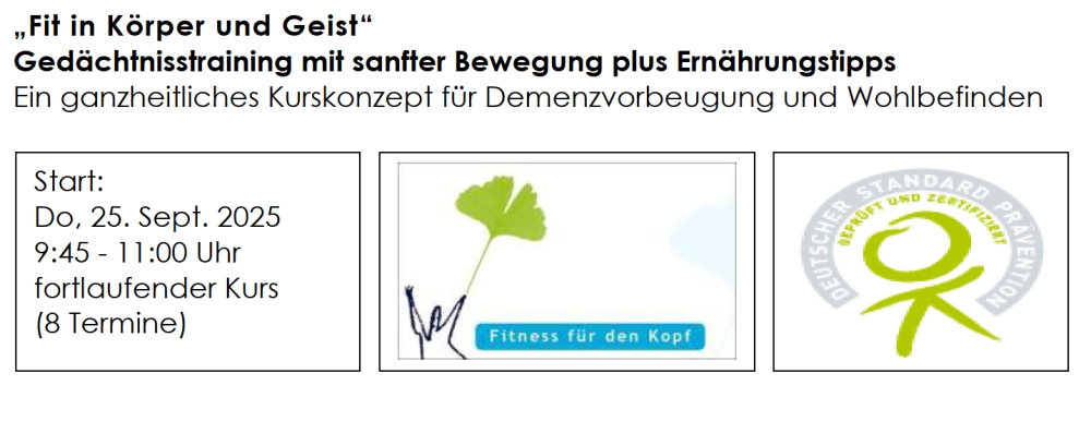 Fit in Körper und Geist